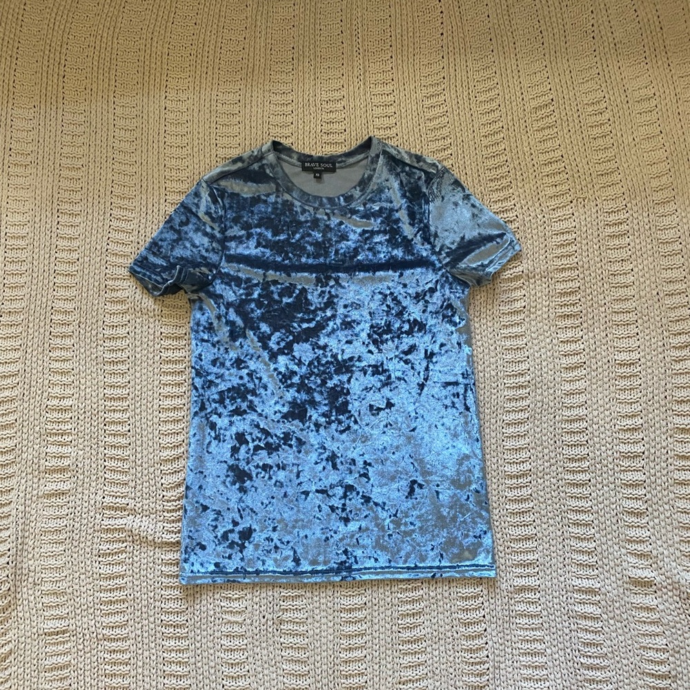 Brave Soul velvet shirt